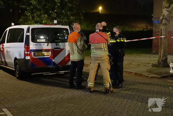 Vuurwerk afgestoken in trappenhuis portiekflat