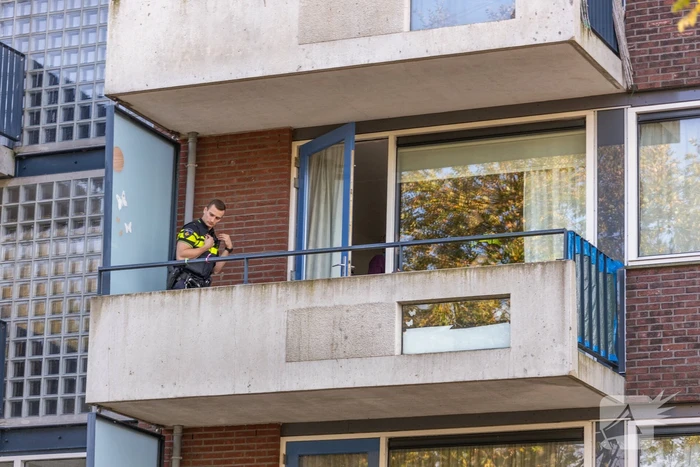 Omwonende zien veel rook uit woning