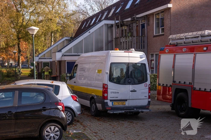 Gasleiding geraakt bij graafwerkzaamheden in tuin