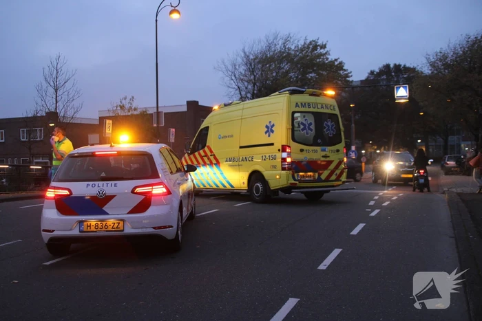 Aanrijding tussen voetganger en personenauto