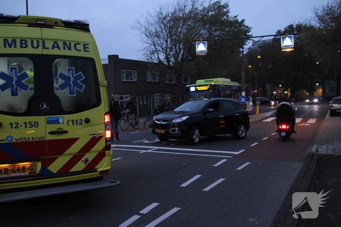 Aanrijding tussen voetganger en personenauto