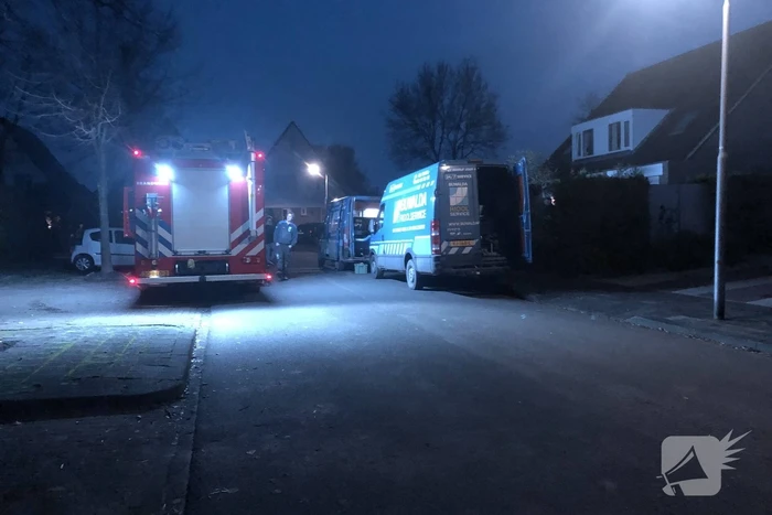 Gaslekkage ontstaan door werkzaamheden