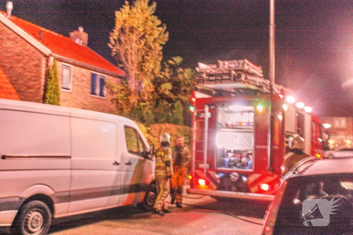 Veel rook bij brand in schuur