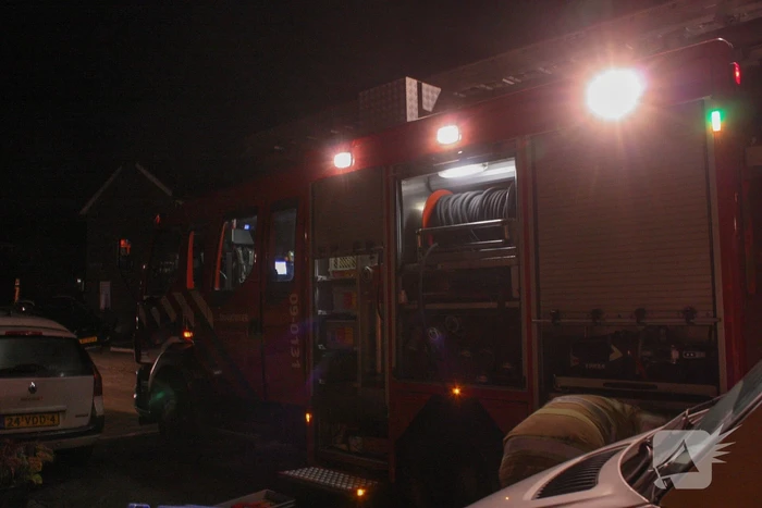Veel rook bij brand in schuur