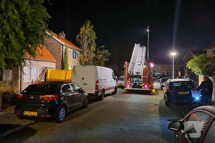 Veel rook bij brand in schuur