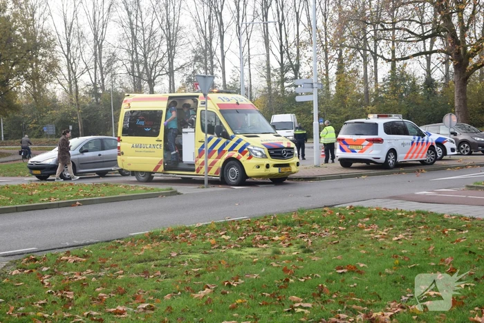 Fietser gewond na aanrijding met auto