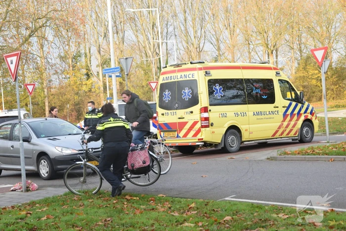 Fietser gewond na aanrijding met auto