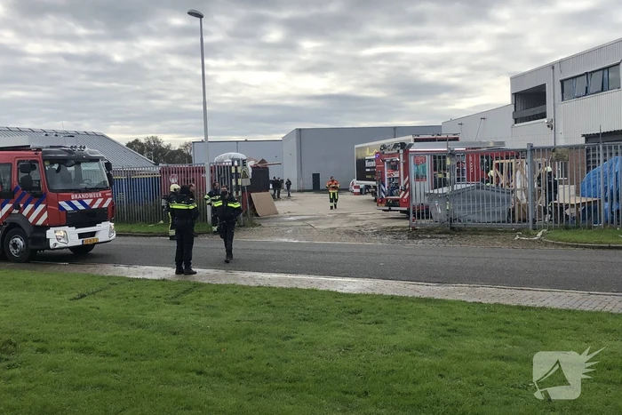 Brand in loods van Meubelhal