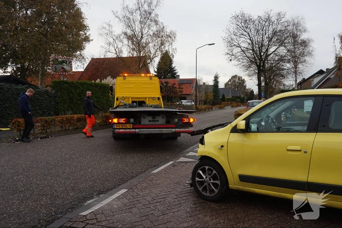 Flinke schade na aanrijding op T-splitsing