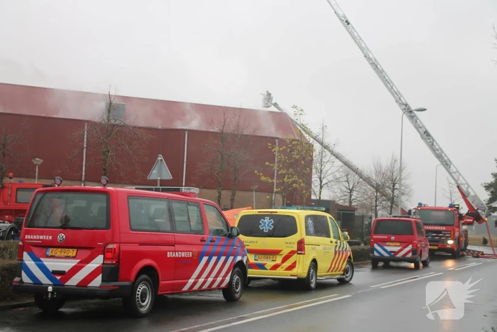 Sporthal Optisport De Schelft verwoest door brand