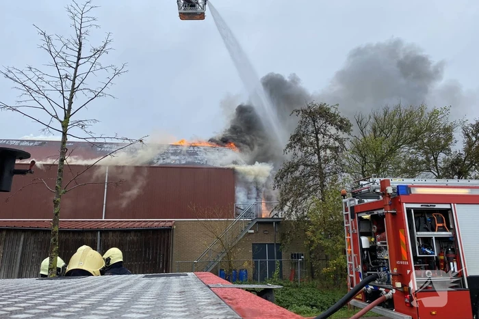 Sporthal Optisport De Schelft verwoest door brand