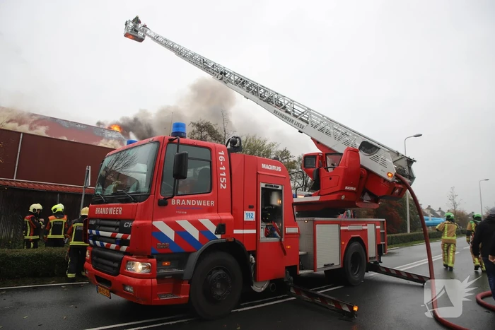 Sporthal Optisport De Schelft verwoest door brand