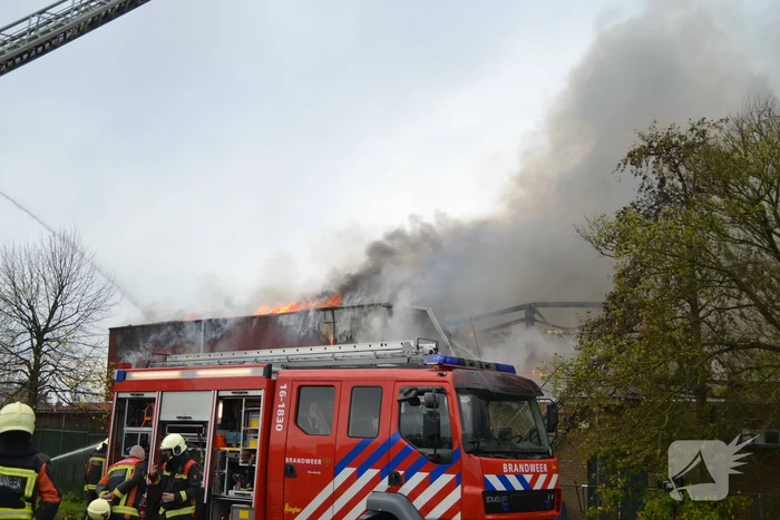 Sporthal Optisport De Schelft verwoest door brand