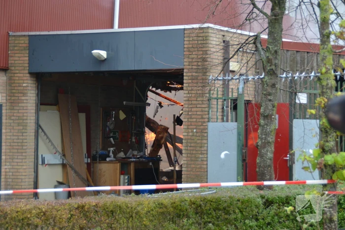 Sporthal Optisport De Schelft verwoest door brand