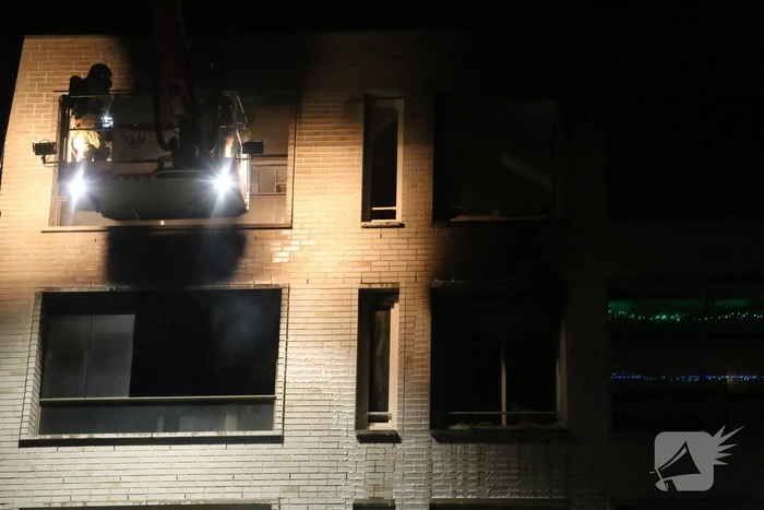 Grote uitslaande brand in appartementencomplex
