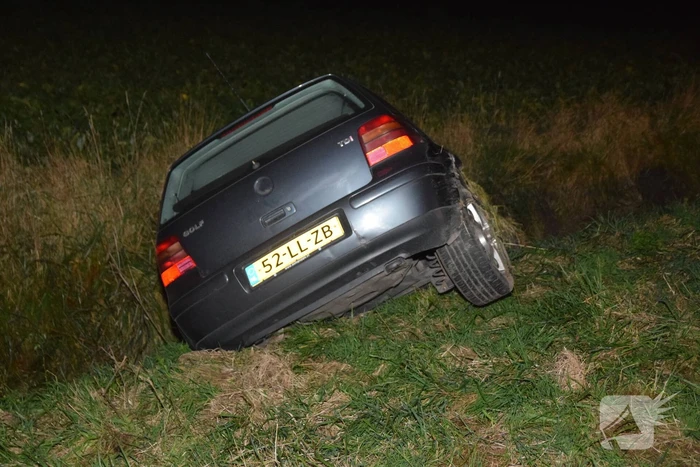 Voertuig achtergelaten na eenzijdig ongeval