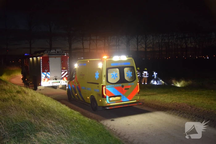Voertuig achtergelaten na eenzijdig ongeval
