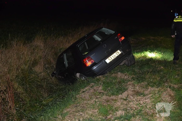 Voertuig achtergelaten na eenzijdig ongeval