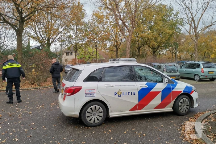 Brommobiel vliegt door het struikgewas