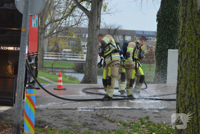 Brand op boot snel onder controle