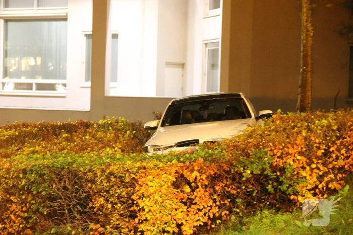 Automobilist verliest macht over het stuur en belandt in struiken