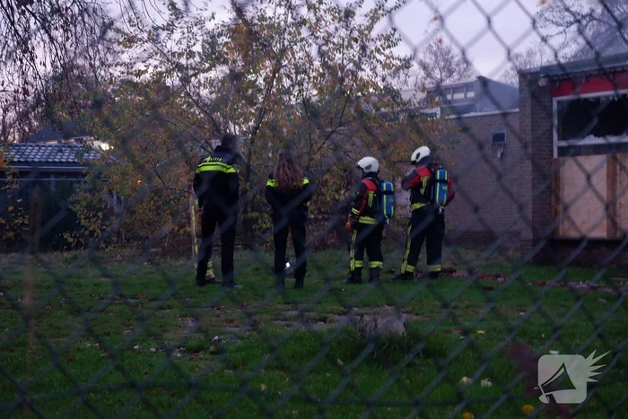 Brand in leegstaand schoolgebouw