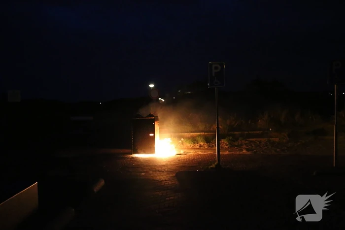 Wederom brand in een container