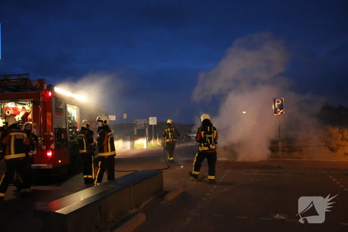 Wederom brand in een container