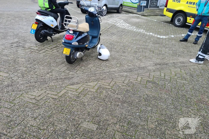 Les-scooter betrokken bij verkeersongeval
