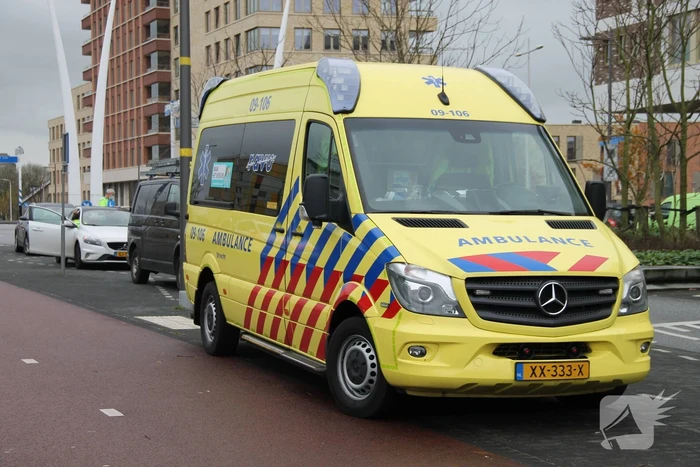 Lesauto in botsing met personenauto