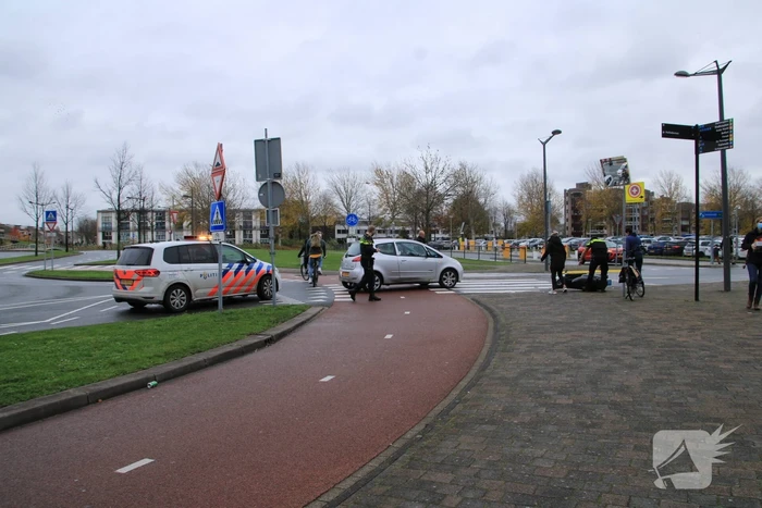 Scooterrijder aangereden bij oversteken