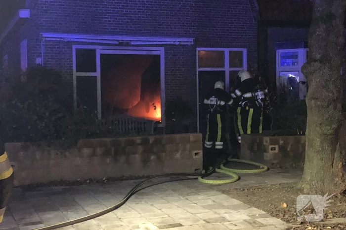 Flinke brand in woning
