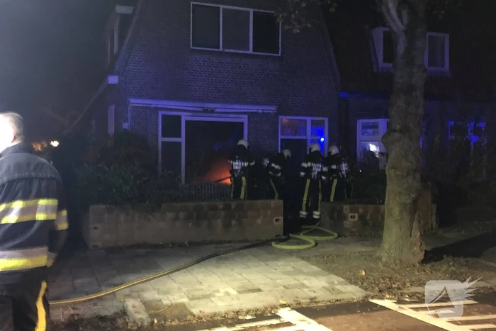 Flinke brand in woning