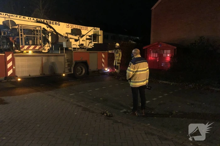 Brand in keuken van woning