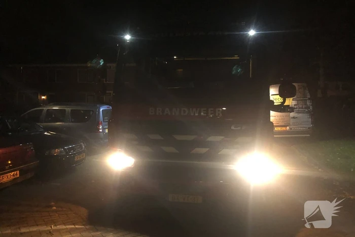 Brand in keuken van woning