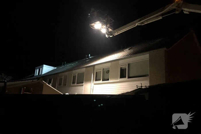 Brand in keuken van woning