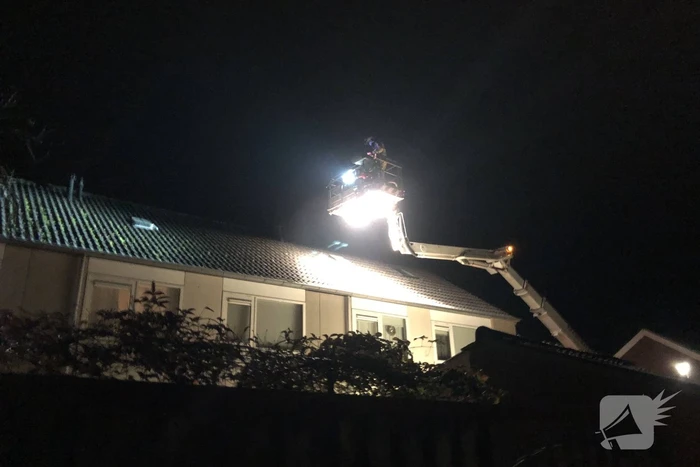 Brand in keuken van woning