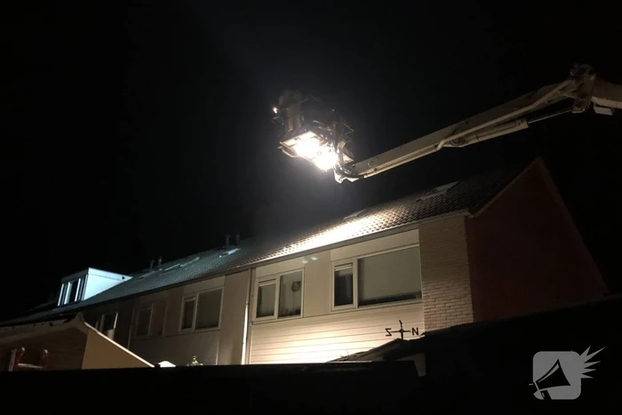 Brand in keuken van woning