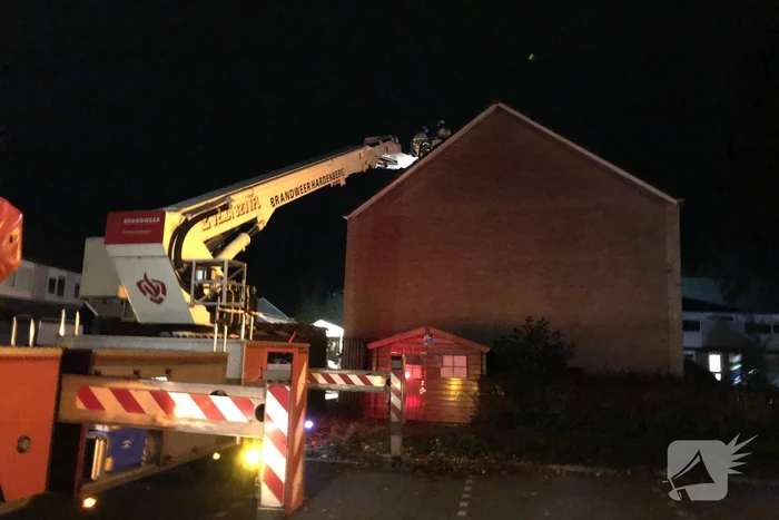 Brand in keuken van woning
