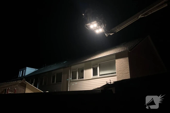 Brand in keuken van woning