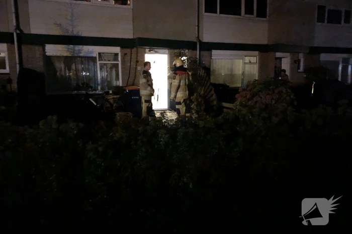 Brand in keuken van woning