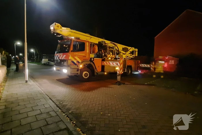 Brand in keuken van woning