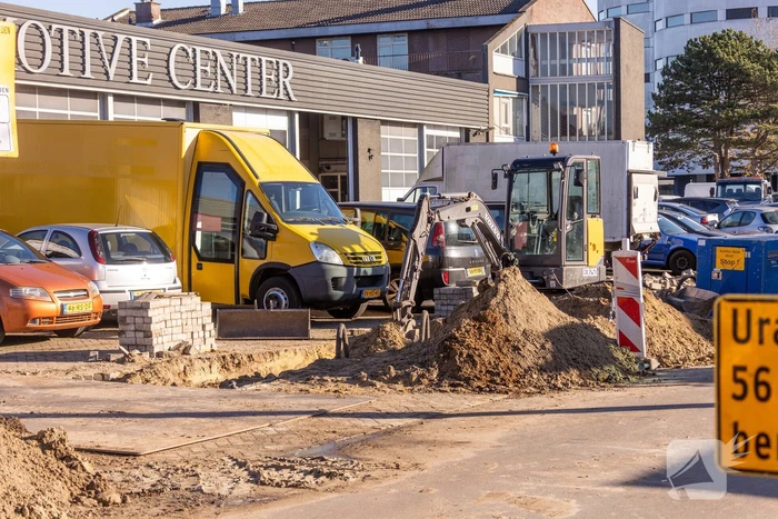 Gasleiding geraakt bij graafwerkzaamheden in de Isselt