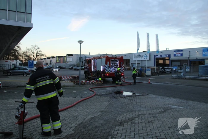 Brand bij Newasco Van Houten