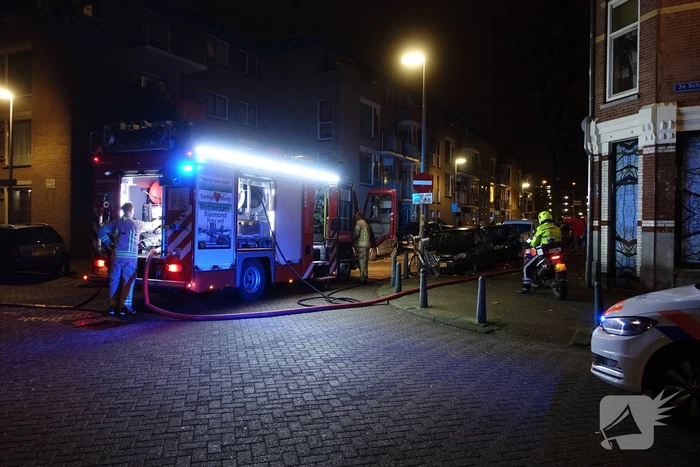 Auto volledig verwoest door brand