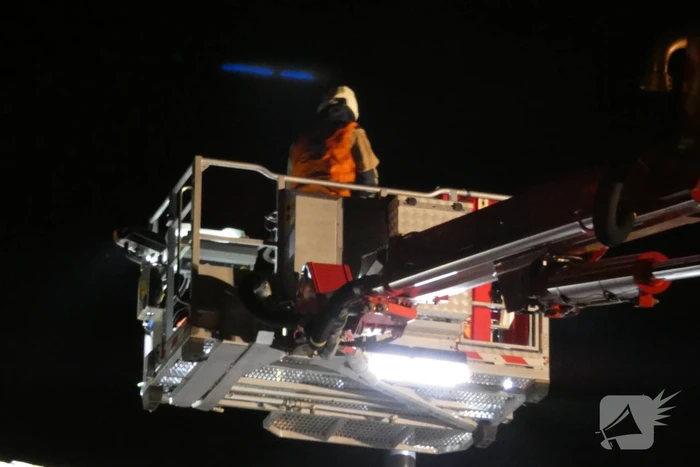 Brand ontstaan in schoorsteen van woning
