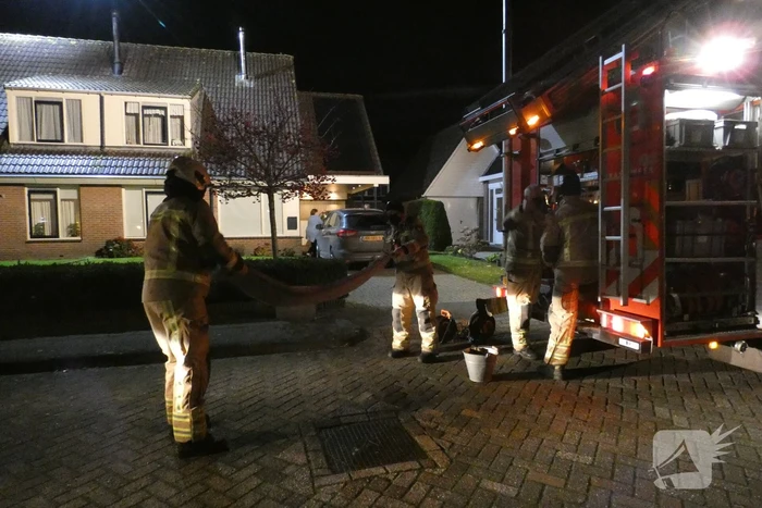 Brand ontstaan in schoorsteen van woning