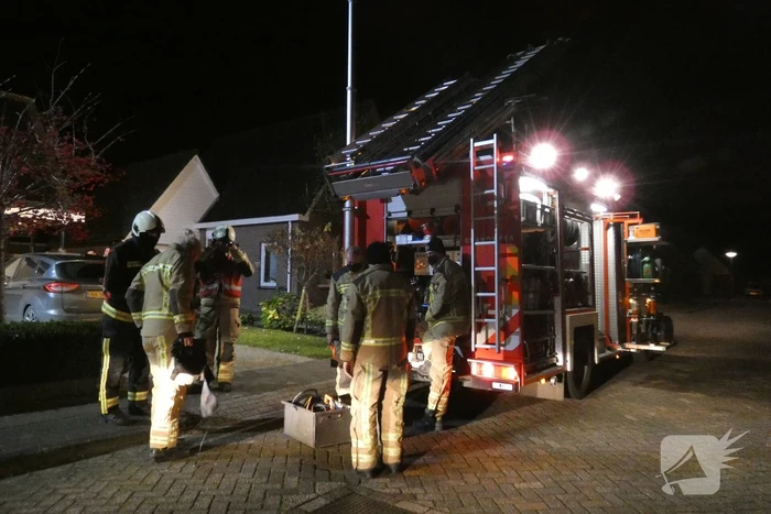 Brand ontstaan in schoorsteen van woning