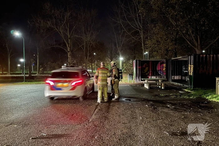 Mogelijk brand bij jeugdhonk