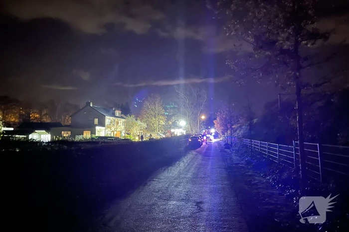 Brand in schoorsteen van woning